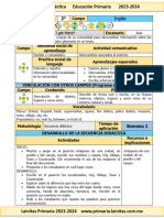 2do Grado Enero - Inglés (2023-2024)