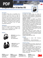 Orejera Peltor X-Series X5: Descripción