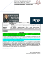 Grado 11°guia N 3 Filosofia Moderna - Criticismo - Enciclopedismo - Idealismo.