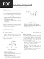 Filtrage Analogique Lineaire Exercices