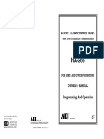 HA-266 6-ZONE ALARM CONTROL PANEL OWNER'S MANUAL. Programming and Operation FOR HOME AND OFFICE PROTECTIONS WITH AUTO-DIALER AND COMMUNICATOR