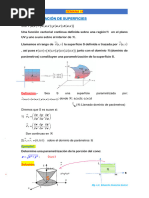 Semana 14 PDF Calculo Vectorial Parametrización de Superficies