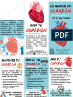 Triptico Dia Mundial Del Corazón