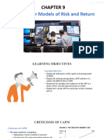 Chapter 9 - Multifactor Models of Risk & Return