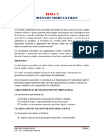 TEMA 2, Documentos Mercantiles