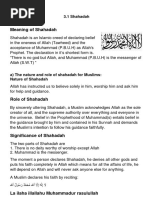 Meaning of Shahadah