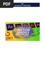 The Ultimate Guide To Motion Graphics Software 2020