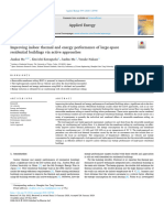 Improving Indoor Thermal and Energy Performance of Large-Space Residential Buildings Via Active Approaches