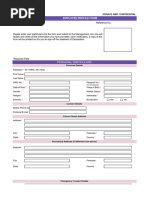 EMPLOYEE PROFILE FORM - Sheet1