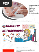 Management Hyperglycemic Crises