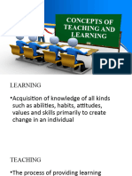 CONCEPTS OF TEACHING AND LEARNING Lesson 2