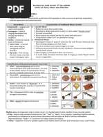 Handouts Music 3rd Quarter