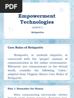 Empowerment Technologies - Lesson 3 - Q3