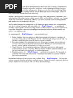 Filipino Thesis Tungkol Sa Teknolohiya