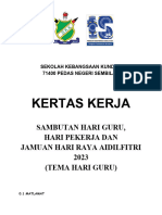 Kertas Kerja Sambutan Hari Guru