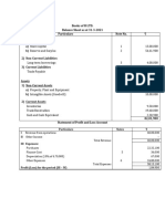 Solution 18preparation of Financial Statements Company Final Acc