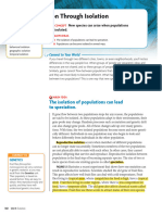 11.5 Speciation Through Isolation