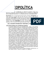 GEOPOL-TICA Examen de Periodo 11