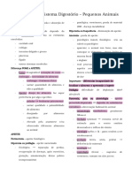 SEMIOLOGIA DO SISTEMA DIGESTÓRIO - Pequenos Animais