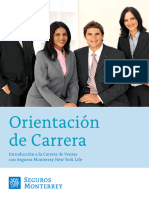 Orientación de Carrera: Introducción A La Carrera de Ventas Con Seguros Monterrey New York Life