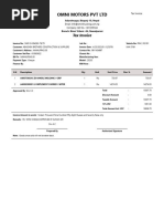 Omni Motors PVT LTD: Tax Invoice