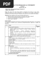 Sem 3 Gtu B.pharm Syllabus