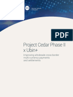 Project Cedar Phase Two Ubin Report