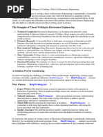 Thesis Ideas Electronics Engineering