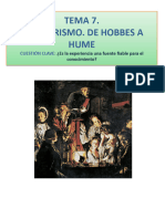 EL EMPIRISMO. DE HOBBES A HUME (Alumnos)