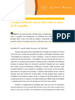 (Lição 1.adoles TC) - Compreendendo Nossa Vida Sobre A Ótica Do Evangelho