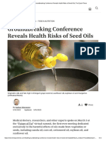 Groundbreaking Conference Reveals Health Risks of Seed Oils - The Epoch Times