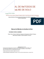 Manual de Métodos de Análise de Solo