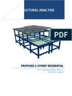 Sample Structural Analysis For Building Permit Application - 2 Storey Dwelling