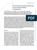 A Long-Term Study of 370 Autotransplanted Premolars.