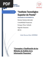 Investigación Métodos de Análisis de La Información Financiera.