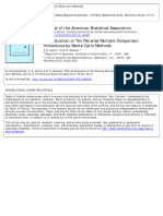 Carmer and Swanson 1973 An Evaluation of Ten Pairwise Multiple Comparison Procedures by Monte Carlo Methods