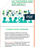 Chapter 2 Learning Theories and Their Impact To Teaching