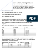 Problemario Segundo Parcial Fisicoquímica Ii