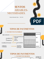 Tipos, Variables y Necesidades en El Pavimento