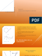 La Recta Tangente Intuición Gráfica