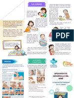 Folleto Triptico Estimulación 2023 Desarrollo 0 A 3 Meses