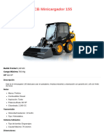 Minicargador 155 JCB