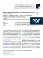 Review The Impact of Nanoparticles On The Thermodynamics and Kinetics of Gas Hydraates