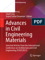 Advances in Civil Engineering Materials: Mokhtar Awang Lloyd Ling Seyed Sattar Emamian Editors