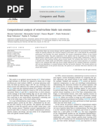 Computational Analysis of Wind-Turbine Blade Rain Erosion