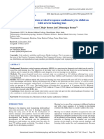 A Study of Brainstem Evoked Response Audiometry in Children With Severe Hearing Loss