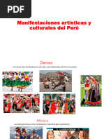 Manifestaciones Artísticas y Culturales Del Perú