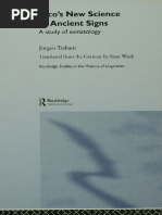 Vico's New Science of Ancient Signs - A Study of Sematology - Jurgen Trabant Donald P. Verene - Routledge Studies in The History of Linguistics 6, - 9780415859974 - Anna's Arc