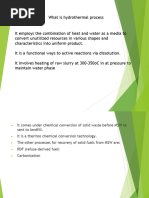 Hydrothermal Treatment of MSW