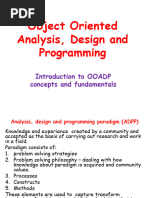 Handout1 Introduction To OOAD and Programming